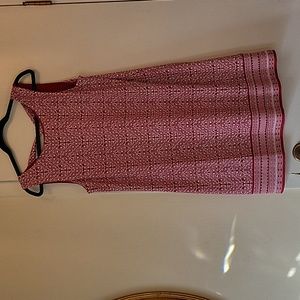 Red and white dress very soft